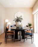 Hana black dining table