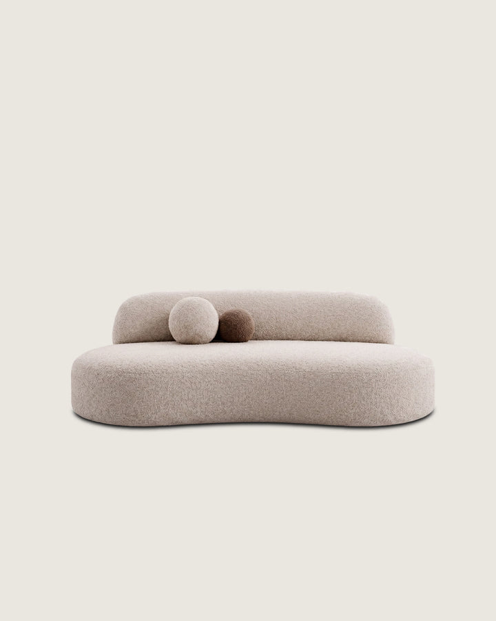 Zante 3-seater curved sofa