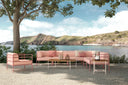 SOFA EXTERIOR MODULAR DE METAL MARMARA