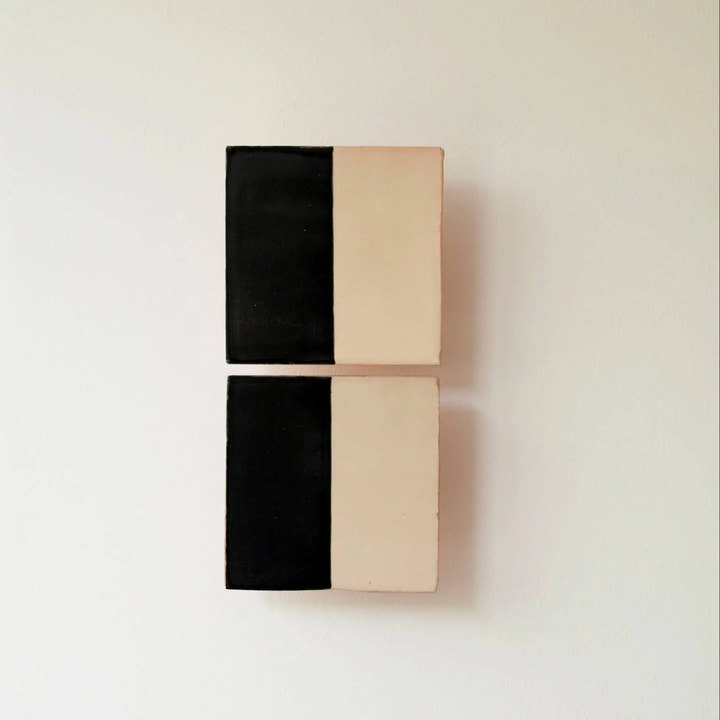 Aplique de pared lámpara Tiles Line - Lámpara - El Workshop - negro