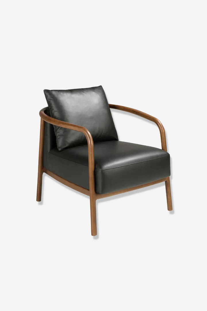 Sillón piel negro - Sillón - El Workshop - negro