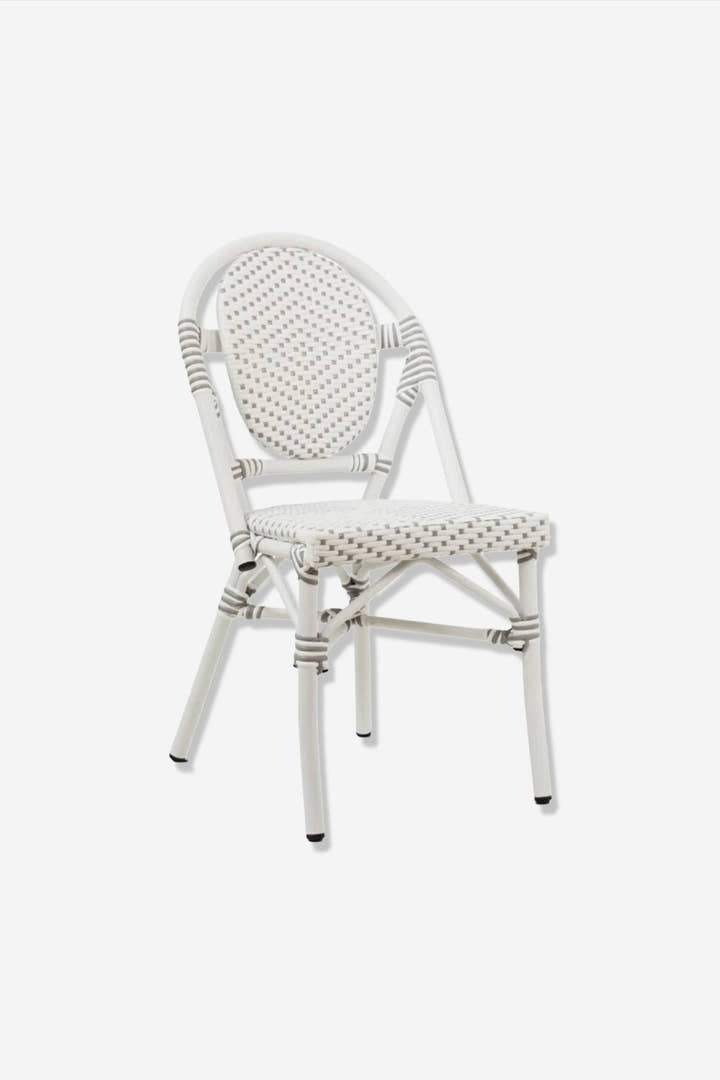 SILLA Alum/sintec Blanco/Gris - Sillón - El Workshop - 45 X 52 X 89 Cm