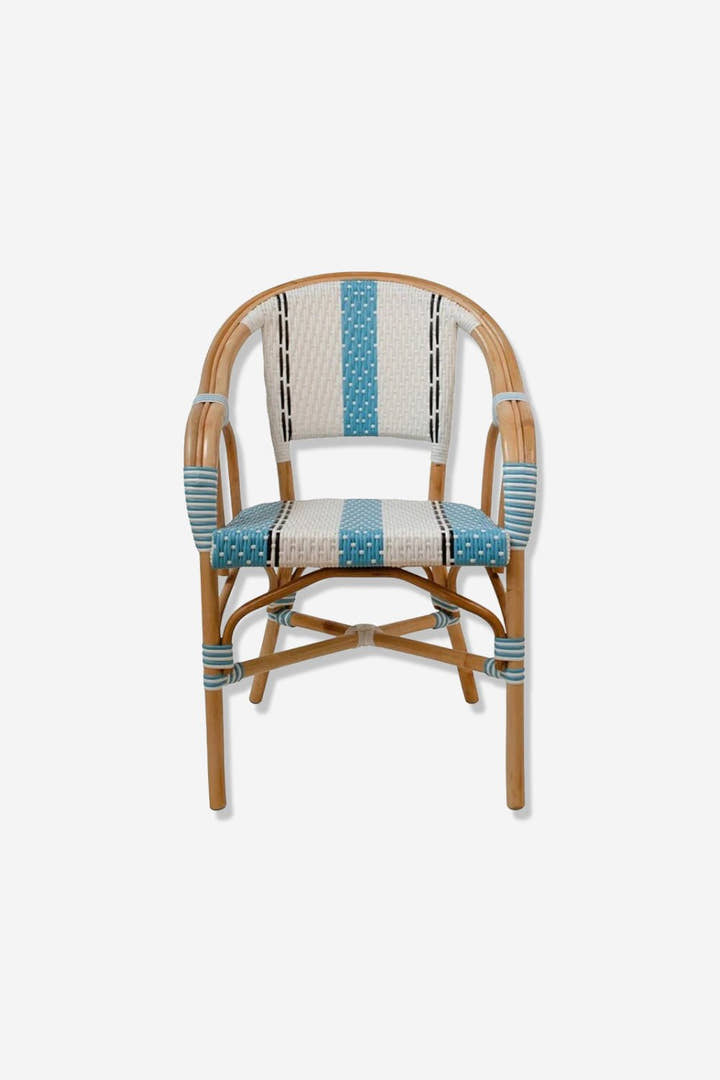 SILLON REMO Rattan azul - Sillón - El Workshop - 58 X 54 X 86 Cm