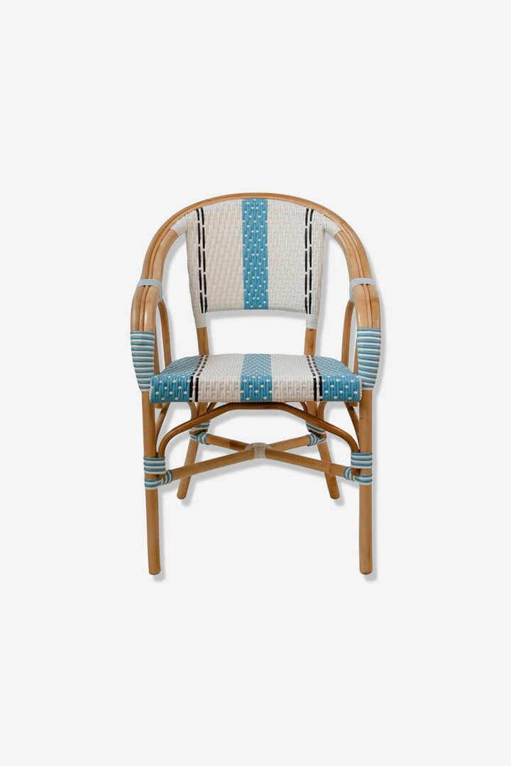 REMO Rattan Armchair blue