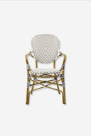 SILLON alum/syntetic Blanco/Cafe - Sillón - El Workshop - 57 X 63 X 95 Cm