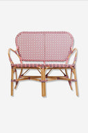 SOFA rattan Rosa/Gris - Sofá - El Workshop - 97 X 60 X 85 Cm
