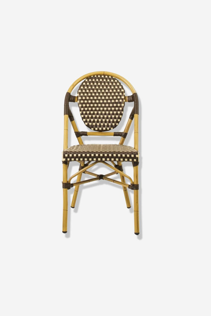 STOEL Aluminium/synthetisch Koffie/Crème