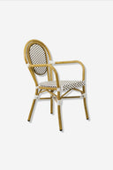 SILLON aluminio, tej. sintético BLANCO - Sillón - El Workshop - 53 X 60 X 88 Cm