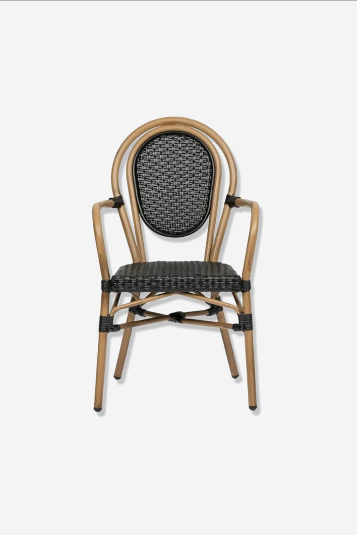 SILLON aluminio, tej. sintético NEGRO - Sillón - El Workshop - 53 X 60 X 88 Cm
