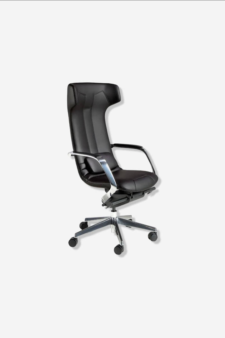 Silla oficina giratoria polipiel negro - Sillas - El Workshop - negro