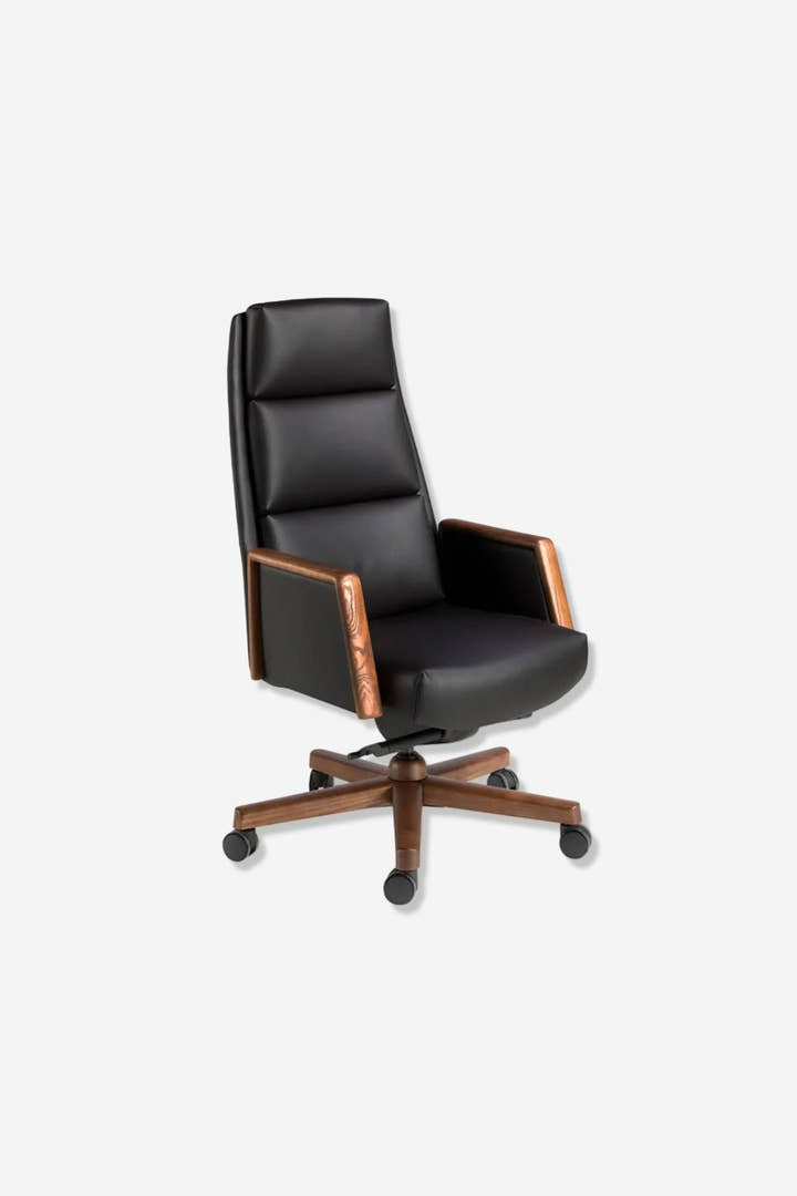 Silla oficina giratoria polipiel negro - Sillas - El Workshop - negro