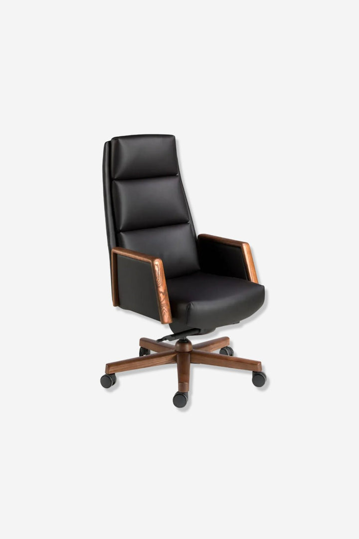 Silla oficina giratoria polipiel negro