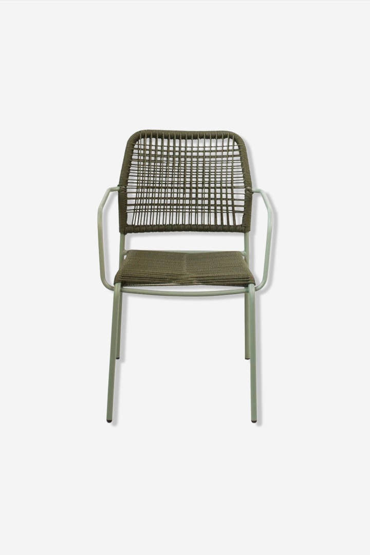 SILLON Acero/sintec Verde - Sillón - El Workshop - 53 X 60 X 80 Cm