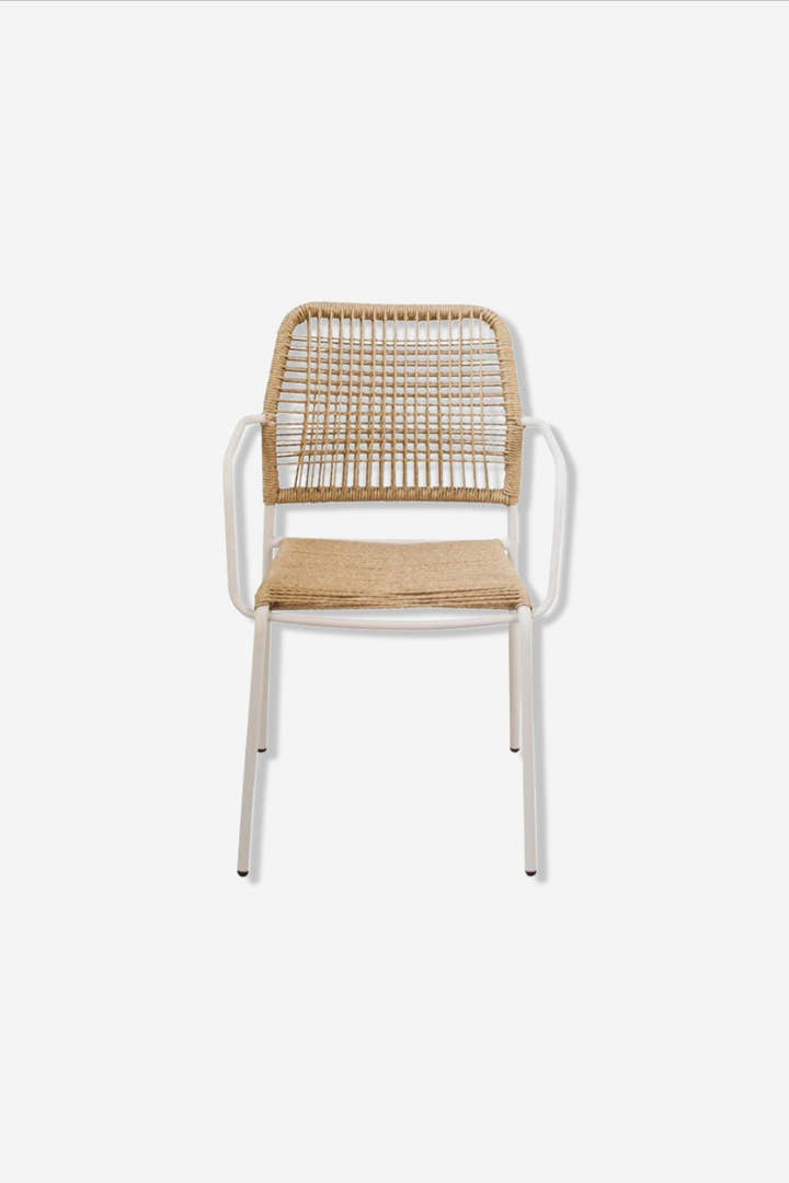 SILLON Acero/sintec Blanco - Sillón - El Workshop - 53 X 60 X 80 Cm