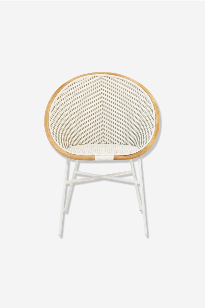 WHITE LEGS ARMCHAIR