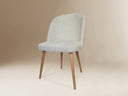silla estilo escandinavo tapizado para comedor