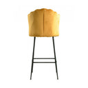 Silla metal amarillo