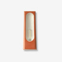 aplique de pared de ceramica naranja y blanco hecho a mano