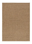 ALFOMBRA ACRA 5006 DE ESTILO GEOMÉTRICO EFECTO YUTE EN COLOR NATURAL - Alfombras - El Workshop-150 x 80 x 0.3 cm