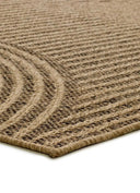 ALFOMBRA ACRA 5042 DE ESTILO GEOMÉTRICO EFECTO YUTE EN COLOR NATURAL - Alfombras - El Workshop-150 x 80 x 0.3 cm
