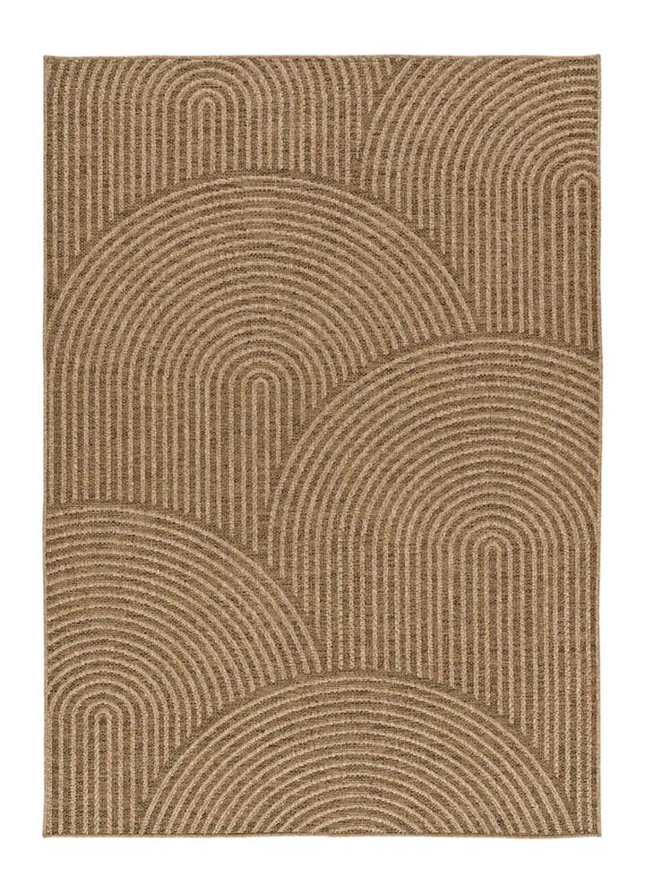 ALFOMBRA ACRA 5042 DE ESTILO GEOMÉTRICO EFECTO YUTE EN COLOR NATURAL - Alfombras - El Workshop-150 x 80 x 0.3 cm