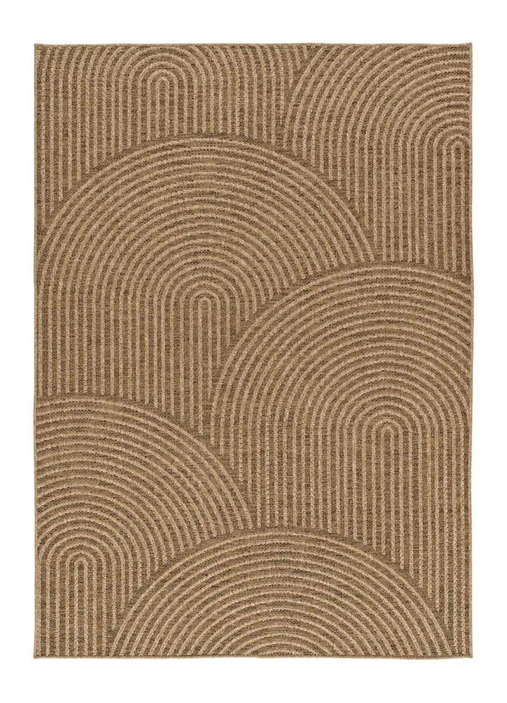 ALFOMBRA ACRA 5042 DE ESTILO GEOMÉTRICO EFECTO YUTE EN COLOR NATURAL - Alfombras - El Workshop-150 x 80 x 0.3 cm