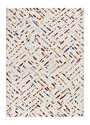 ALFOMBRA AMARA 12991 DE ESTILO GEOMÉTRICO EN MULTICOLOR - Alfombras - El Workshop-150 x 80 x 1 cm