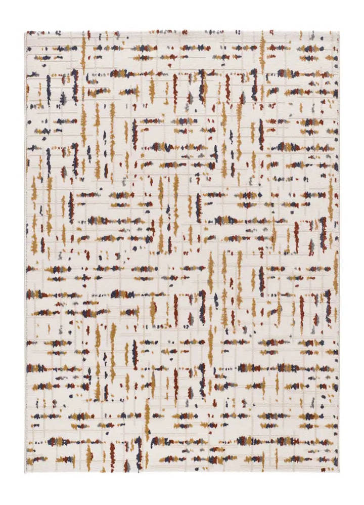 ALFOMBRA AMARA 12992 DE ESTILO GEOMÉTRICO EN MULTICOLOR - Alfombras - El Workshop-150 x 80 x 1 cm