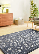 ALFOMBRA AMARA 12994 DE ESTILO CLÁSICO EN COLOR AZUL - Alfombras - El Workshop-150 x 80 x 1 cm