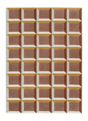 ALFOMBRA AMARA 12997 DE ESTILO GEOMÉTRICO EN COLOR CALDERA - Alfombras - El Workshop-150 x 80 x 1 cm