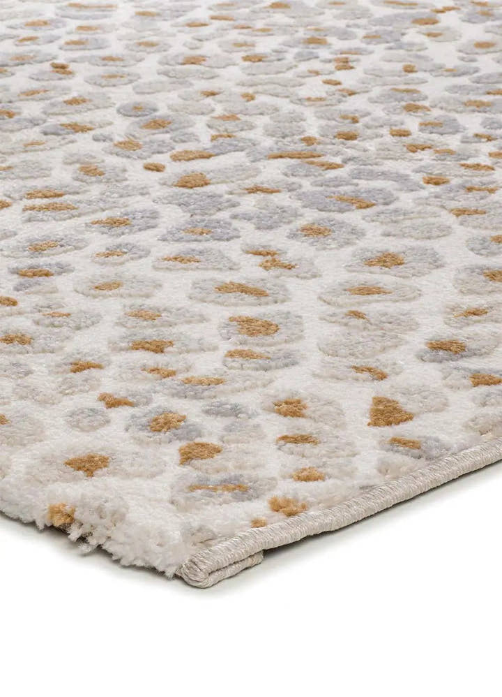 ALFOMBRA AMARA 13001 DE ESTILO MODERNO EN COLOR PLATA - Alfombras - El Workshop-150 x 80 x 1 cm