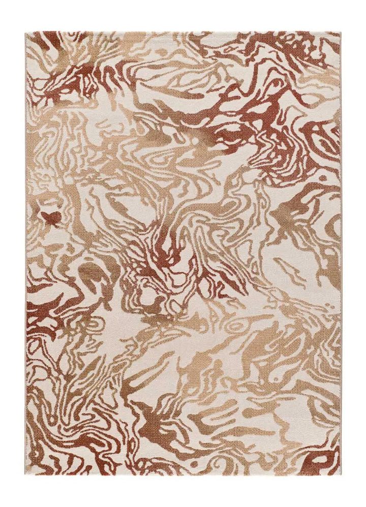 ALFOMBRA ASTRA 13004 DE ESTILO ABSTRACTO EN COLOR CALDERA, foto de producto
