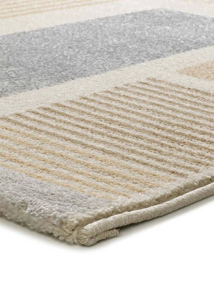ALFOMBRA ASTRA 13014 DE ESTILO GEOMÉTRICO EN COLOR BEIGE - Alfombras - El Workshop-150 x 80 x 1 cm