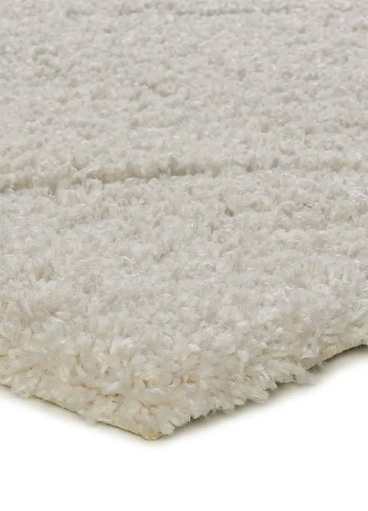 ALFOMBRA ATESA 80260 DE ESTILO SHAGGY ESCANDINAVO EN COLOR BLANCO - Alfombras - El Workshop-120 x 60 x 3 cm