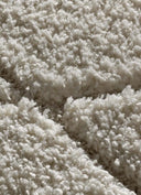 ALFOMBRA ATESA 80260 DE ESTILO SHAGGY ESCANDINAVO EN COLOR BLANCO - Alfombras - El Workshop-120 x 60 x 3 cm