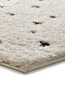 ALFOMBRA ATESA 80406 DE ESTILO SHAGGY ESCANDINAVO EN COLOR BLANCO - Alfombras - El Workshop-120 x 60 x 3 cm