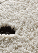 ALFOMBRA ATESA 80406 DE ESTILO SHAGGY ESCANDINAVO EN COLOR BLANCO - Alfombras - El Workshop-120 x 60 x 3 cm