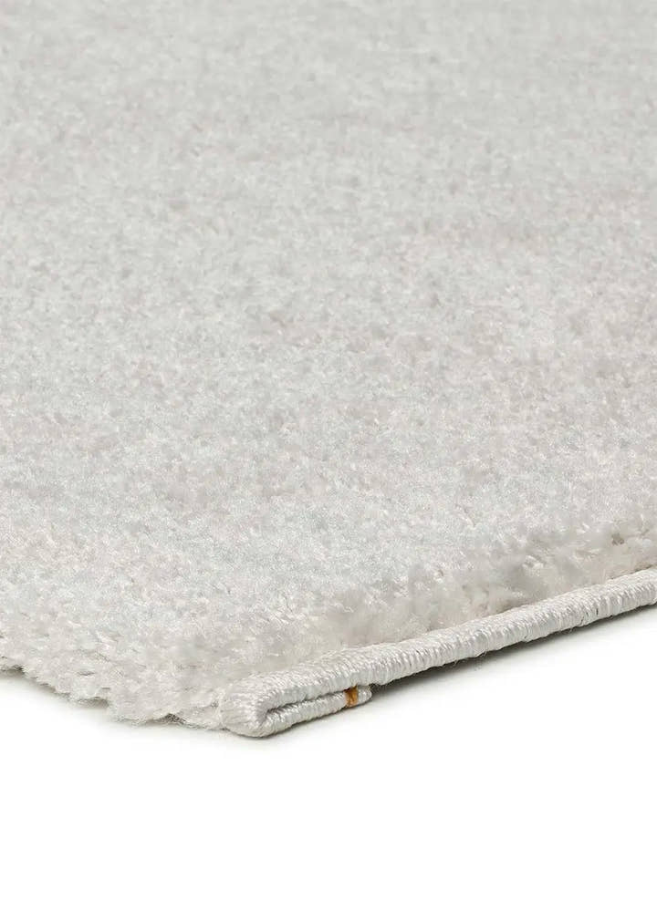 ALFOMBRA ATLAS LISO DE ESTILO SHAGGY EN COLOR BLANCO - Alfombras - El Workshop-120 x 60 x 2.5 cm