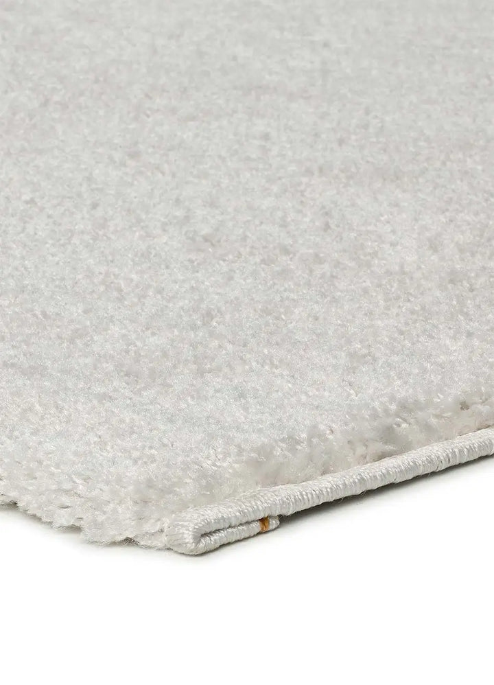 ALFOMBRA ATLAS LISO DE ESTILO SHAGGY EN COLOR BLANCO - Alfombras - El Workshop-120 x 60 x 2.5 cm