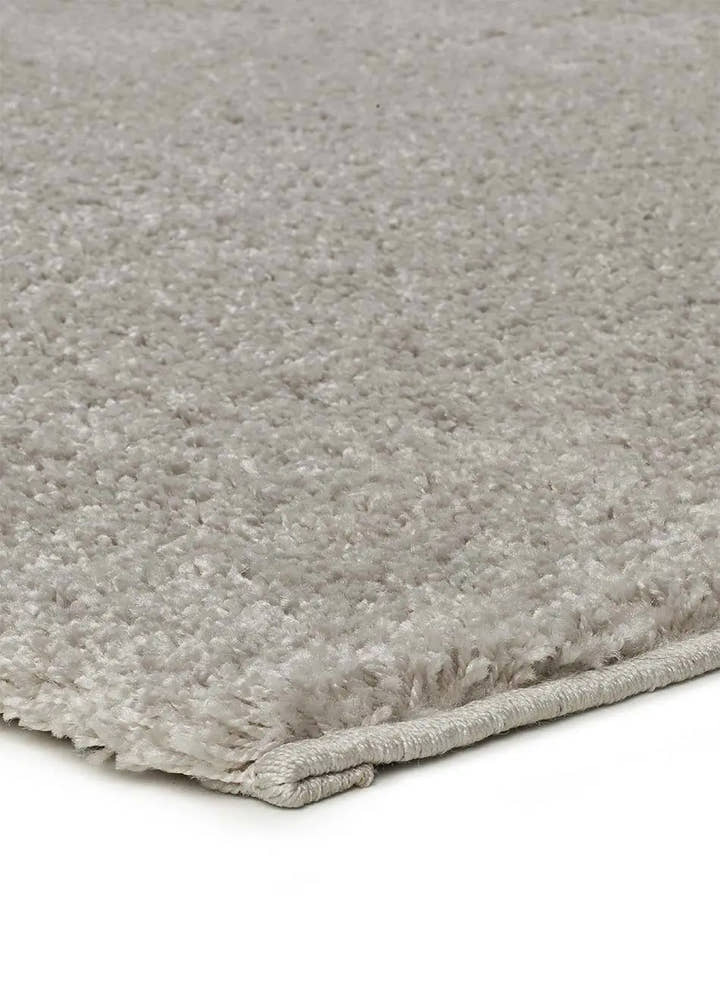 ALFOMBRA ATLAS LISO DE ESTILO SHAGGY EN COLOR PLATA - Alfombras - El Workshop-120 x 60 x 2.5 cm