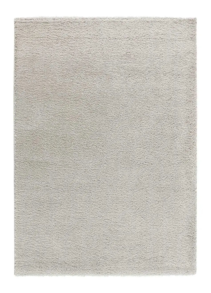ALFOMBRA ATLAS LISO DE ESTILO SHAGGY EN COLOR PLATA, foto de producto