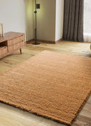 ALFOMBRA ATLAS LISO DE ESTILO SHAGGY EN COLOR CAMEL - Alfombras - El Workshop-120 x 60 x 2.5 cm