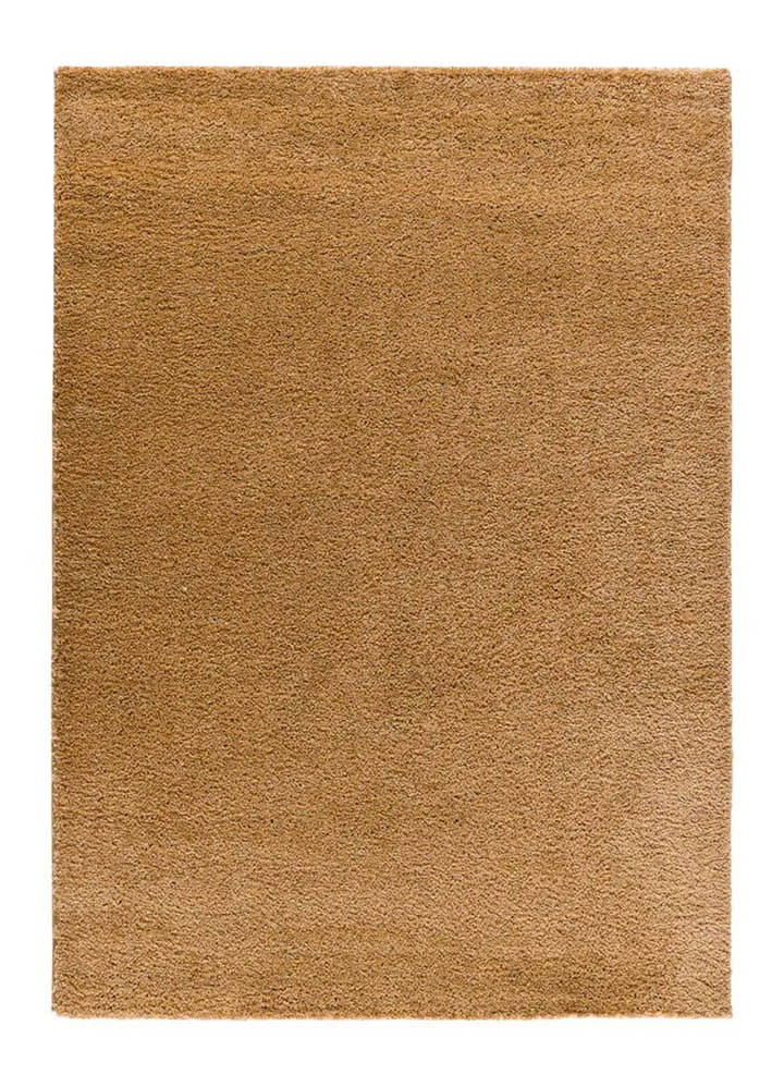 ALFOMBRA ATLAS LISO DE ESTILO SHAGGY EN COLOR CAMEL - Alfombras - El Workshop-120 x 60 x 2.5 cm