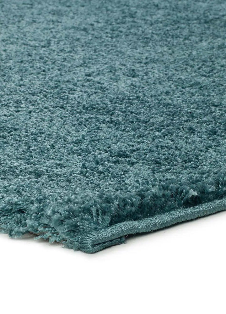 ALFOMBRA ATLAS LISO DE ESTILO SHAGGY EN COLOR AZUL - Alfombras - El Workshop-120 x 60 x 2.5 cm