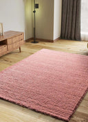 ALFOMBRA ATLAS LISO DE ESTILO SHAGGY EN COLOR ROSA - Alfombras - El Workshop-120 x 60 x 2.5 cm