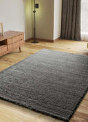 ALFOMBRA ATLAS LISO DE ESTILO SHAGGY EN COLOR ANTRACITA - Alfombras - El Workshop-120 x 60 x 2.5 cm