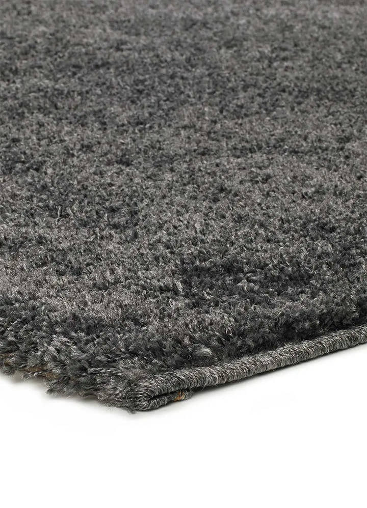 ALFOMBRA ATLAS LISO DE ESTILO SHAGGY EN COLOR ANTRACITA - Alfombras - El Workshop-120 x 60 x 2.5 cm