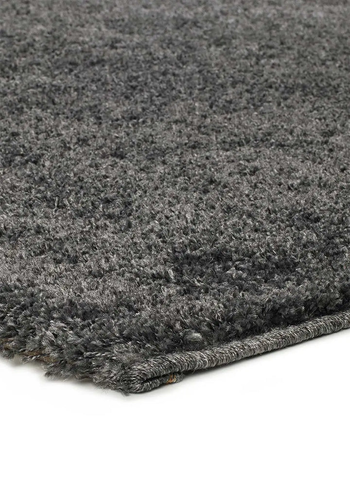 ALFOMBRA ATLAS LISO DE ESTILO SHAGGY EN COLOR ANTRACITA - Alfombras - El Workshop-120 x 60 x 2.5 cm