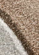 ALFOMBRA BADET 40126 DE ESTILO ABSTRACTO EN COLOR BEIGE en ambiente decorado (3)