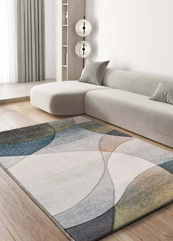 ALFOMBRA BADET 40377 DE ESTILO ABSTRACTO EN COLOR GRIS - Alfombras - El Workshop-150 x 80 x 1 cm